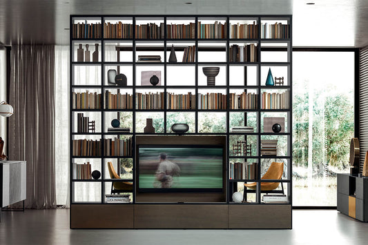 Spazioteca TV Unit & Bookcase (9206)